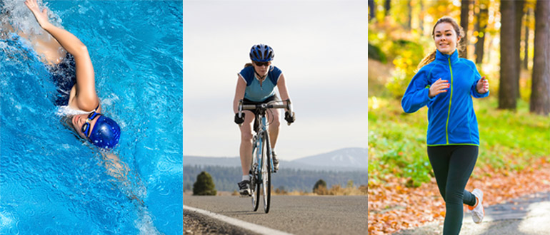 Cross Training Swimming Cycling Running