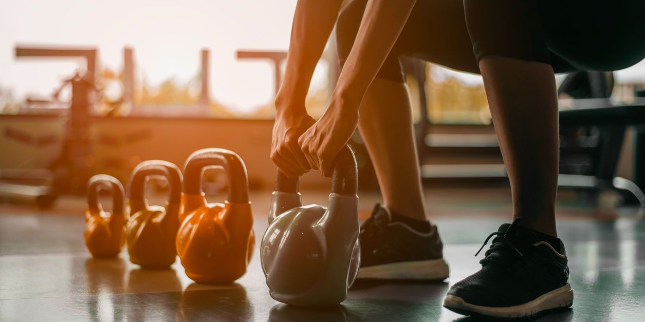 kettlebells