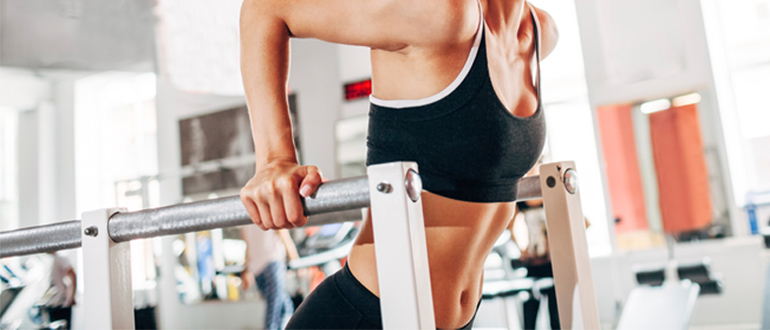 Triceps dips bar